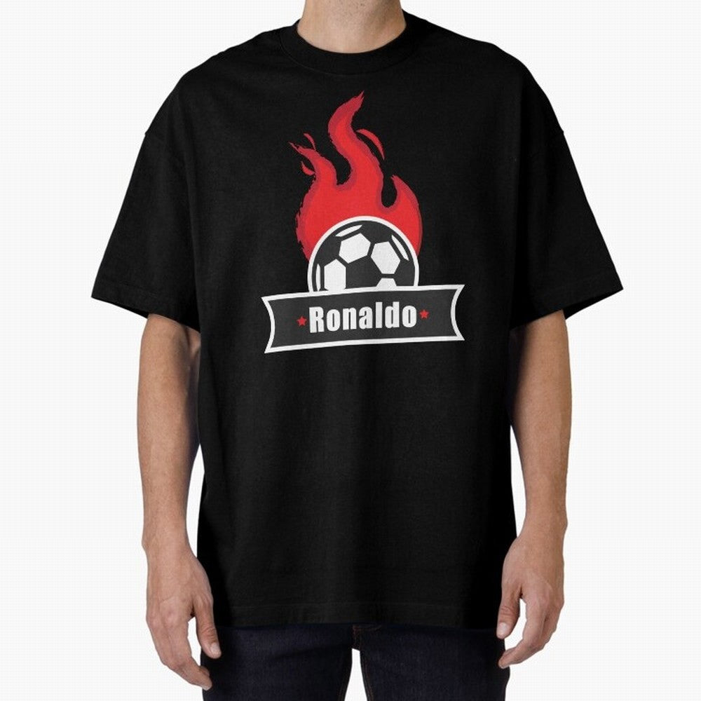 Football Player Design Oversized T-Shirt Represent Fans Who Live for FIFA World Cup 2026 Filled with Haaland and Mbappe, Argentina Energy, Retro Football Energy, Iconic Rivalries, Trophy Chase Drama and Stadium Atmosphere; Built for Supporters