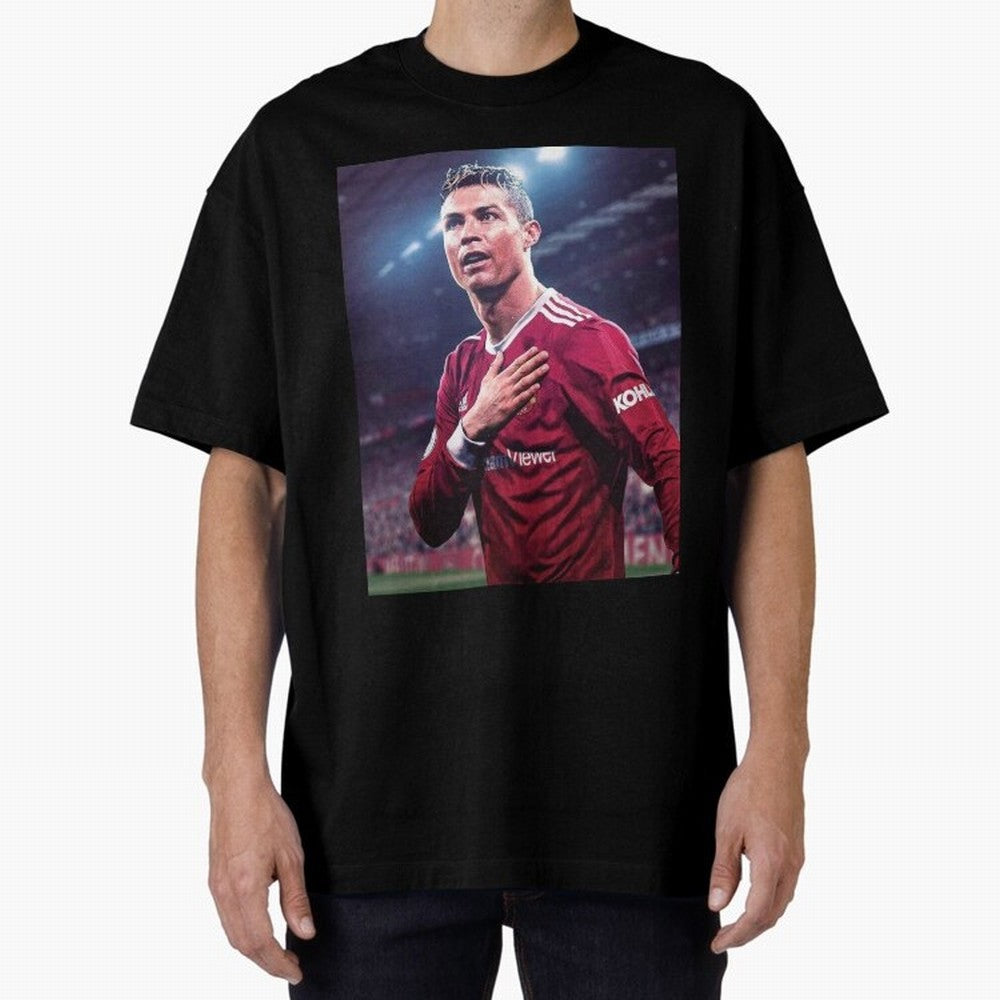 Cristiano Ronaldo New Oversized T-Shirt Enjoy Global Football Passion for FIFA World Cup 2026 USA Canada Mexico, Capturing Messi and Cristiano Ronaldo, Argentina, Soccer Culture, Superstar Moments, National Team Dreams and Competitive Fire; Made