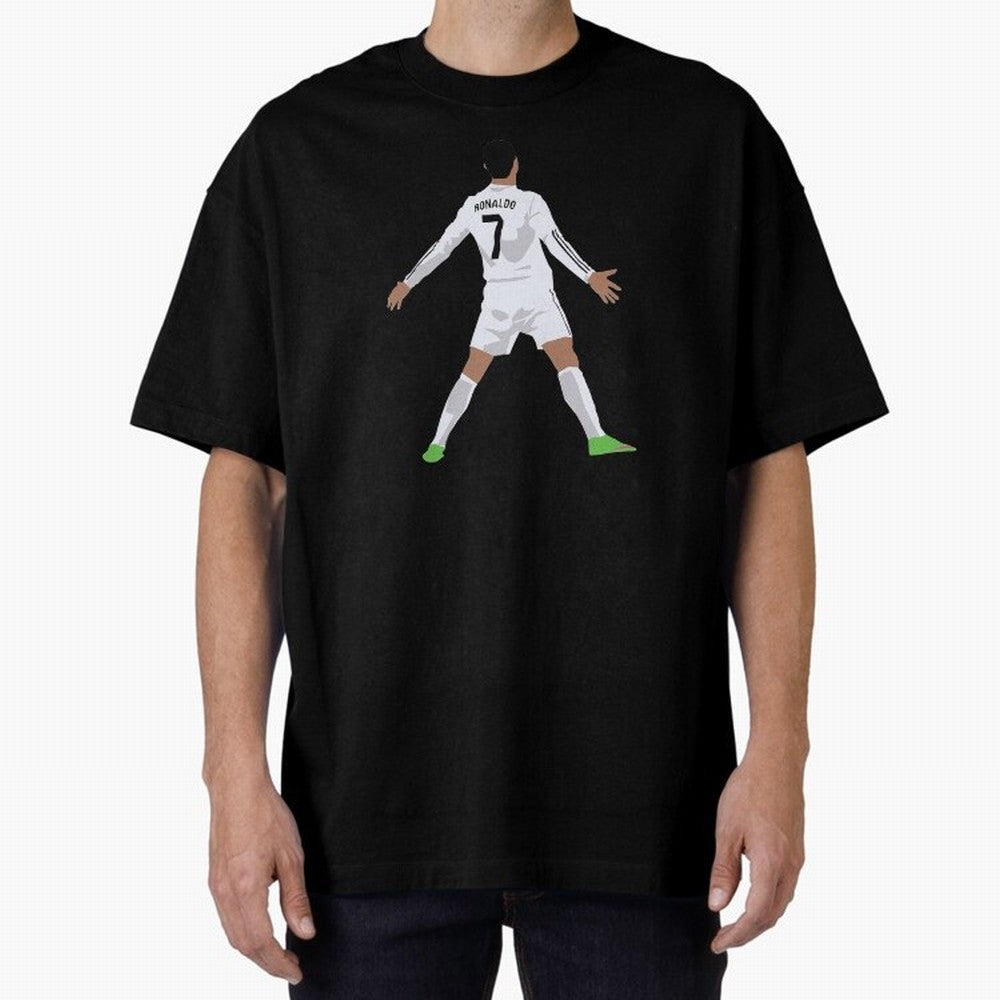 Cristiano Ronaldo Oversized T-Shirt Turn Football Passion into FIFA World Cup 2026 Group Stage for Fans of Messi, Neymar and Mbappe and Germany, Bringing Supporter Pride, Iconic Celebrations, Legendary Names and Global Match Day Energy; Ideal for