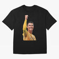 Cristiano Ronaldo - CR 7 Celebration Oversized T-Shirt Treasure FIFA World Cup 2026 Group Stage for Fans of Cristiano Ronaldo and Portugal, Spain and Germany, Bringing Sports Nostalgia, International Competition, Famous Players and Unforgettable