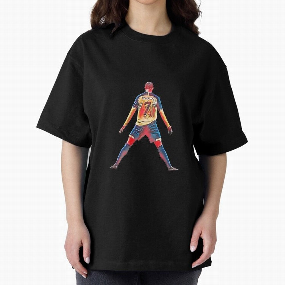 its the goat Oversized T-Shirt Celebrate Fan Favorites in Match Day Hype around FIFA World Cup 2026 USA Canada Mexico, Neymar, Haaland and Cristiano Ronaldo, Portugal, Spain and Germany, Worldwide Fan Energy, Dramatic Goals, Stadium Lights and