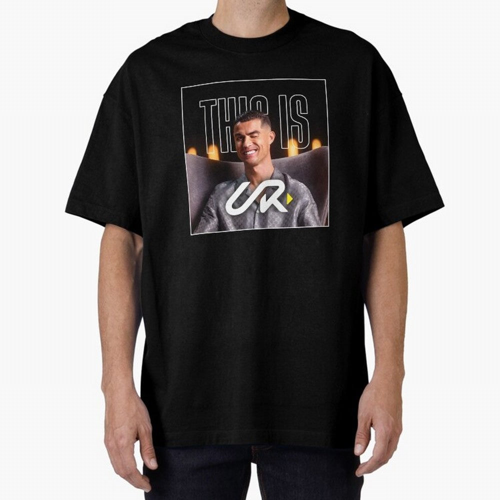 UR Cristiano Yt Oversized T-Shirt Keep the Legacy of FIFA World Cup 2026 for Fans of Neymar, Haaland and Cristiano Ronaldo and England, Bringing Football Passion, Legendary Performances, Festival Vibes and Supporter Community; Perfect for Fans,