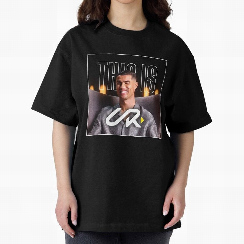 UR Cristiano Yt Oversized T-Shirt Keep the Legacy of FIFA World Cup 2026 for Fans of Neymar, Haaland and Cristiano Ronaldo and England, Bringing Football Passion, Legendary Performances, Festival Vibes and Supporter Community; Perfect for Fans,