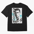 Cristiano Japanese Poster Oversized T-Shirt Bring Bold Fan Energy to FIFA World Cup 2026 USA Canada Mexico Spirit, Driven by Netherlands, CR7 and Messi, Football Passion, Legendary Performances, Festival Vibes and Supporter Community; Perfect for