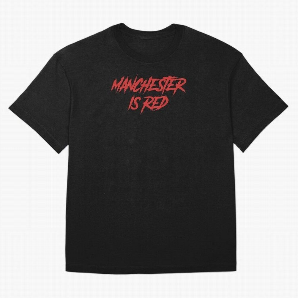 Manchester Is Red Oversized T-Shirt Celebrate Every Goal in FIFA World Cup 2026 for Fans of CR7 and England, Bringing Stadium Chants, National Pride, Trophy Dreams and Unforgettable Football Memories; Great for Watch Parties, Sports Bars, Family