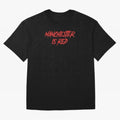 Manchester Is Red Oversized T-Shirt Celebrate Every Goal in FIFA World Cup 2026 for Fans of CR7 and England, Bringing Stadium Chants, National Pride, Trophy Dreams and Unforgettable Football Memories; Great for Watch Parties, Sports Bars, Family