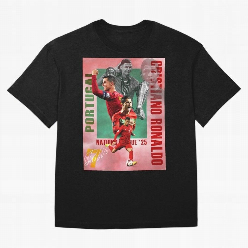 Cristiano Ronaldo Portugal Football Legend Oversized T-Shirt Experience the Global Stage of FIFA World Cup 2026 for Fans of Messi and Cristiano Ronaldo and England, Bringing Game Day Rituals, Football Legends, Country Pride and the Road to the