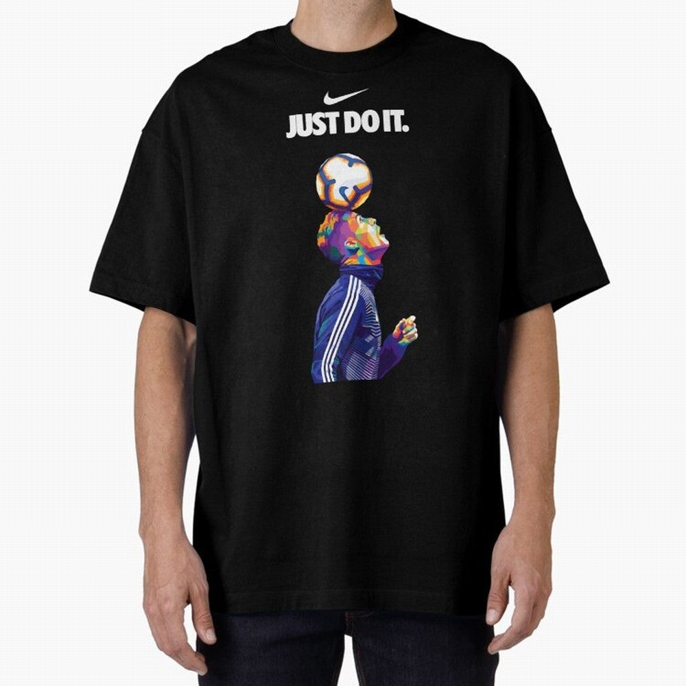 Cristiano Ronaldo Wpap - JUST DO IT Oversized T-Shirt Bring Supporter Culture to FIFA World Cup 2026 Group Stage for Fans of CR7 and Messi and Argentina, France and Brazil, Bringing Tournament Hype, Historic Matchups, Family Viewing Parties and