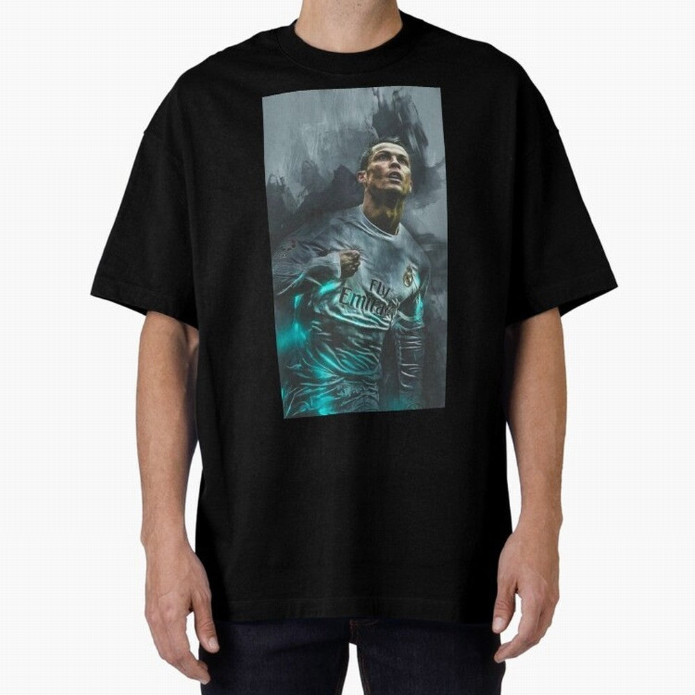Cristiano Ronaldo Oversized T-Shirt Celebrate Football Dreams Across the FIFA World Cup 2026 USA Canada Mexico Journey through Mbappe and Neymar Highlights, Argentina and Brazil Pride, Classic Soccer Heritage, Championship Pressure, Fan Loyalty and