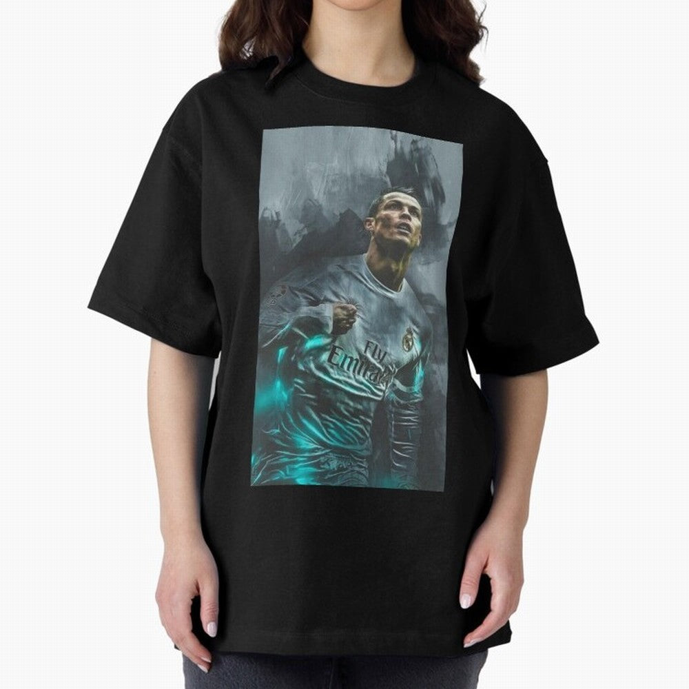 Cristiano Ronaldo Oversized T-Shirt Celebrate Football Dreams Across the FIFA World Cup 2026 USA Canada Mexico Journey through Mbappe and Neymar Highlights, Argentina and Brazil Pride, Classic Soccer Heritage, Championship Pressure, Fan Loyalty and