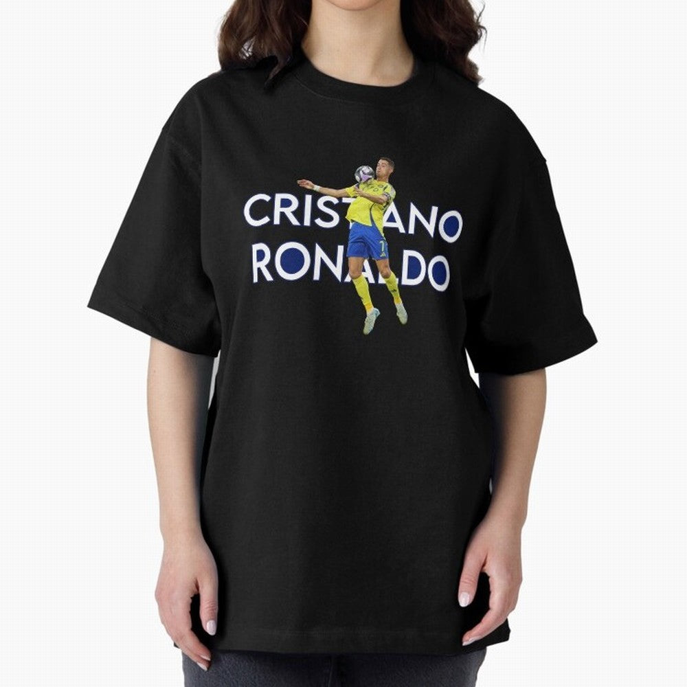 Cristiano Ronaldo Oversized T-Shirt Bring Champion Energy into FIFA World Cup 2026 USA Canada Mexico for Fans of CR7 and Argentina, Bringing Supporter Pride, Iconic Celebrations, Legendary Names and Global Match Day Energy; Ideal for Passionate