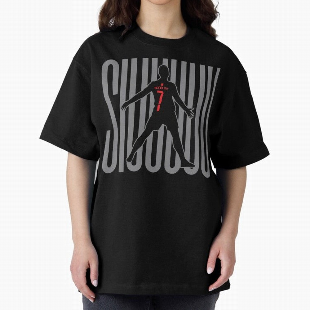 Siuuuuu Cristiano Ronaldo Oversized T-Shirt Cheer through Every Moment of FIFA World Cup 2026 USA Canada Mexico with Cristiano Ronaldo, England, France and Netherlands Energy, Stadium Chants, National Pride, Trophy Dreams and Unforgettable Football