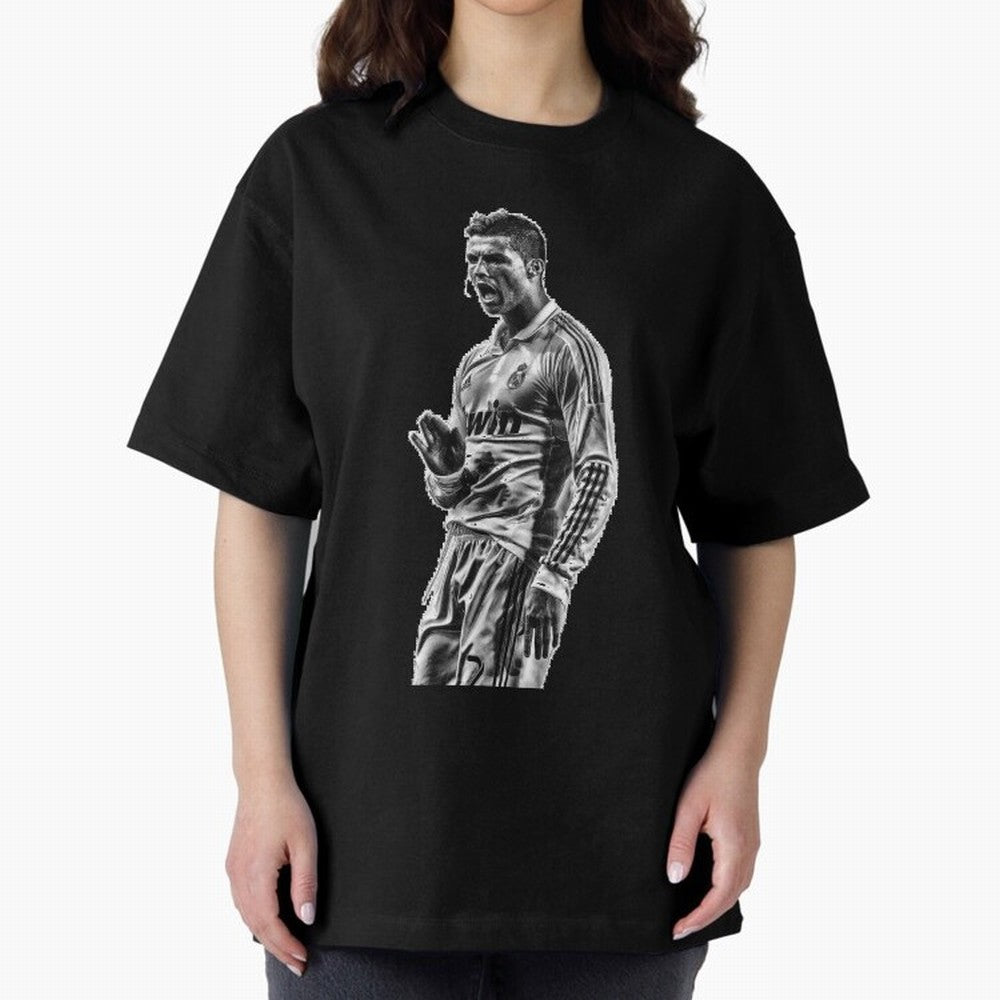 Cristiano Ronaldo Calma Oversized T-Shirt Enjoy the Biggest Football Party of FIFA World Cup 2026 Group Stage Filled with Messi, England Energy, Global Supporter Spirit, Legendary Goals, National Colors and Tournament Celebration; Great for Watch