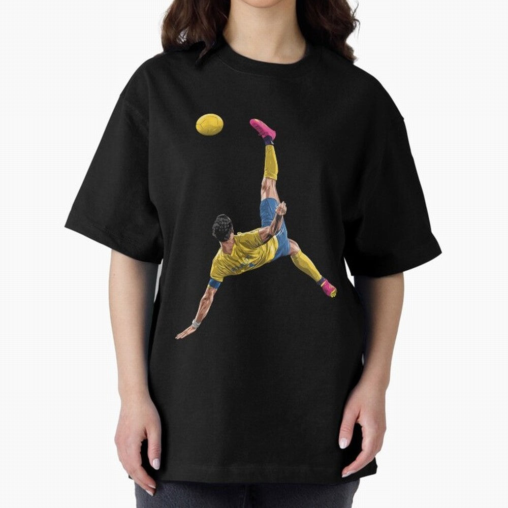 CRISTIANO RONALDO BICYCLE KICK GOAL AL NASSR Classic Oversized T-Shirt Back the Journey through FIFA World Cup 2026 Group Stage Spirit, Capturing France and Portugal, Messi and Cristiano Ronaldo, Worldwide Fan Energy, Dramatic Goals, Stadium Lights