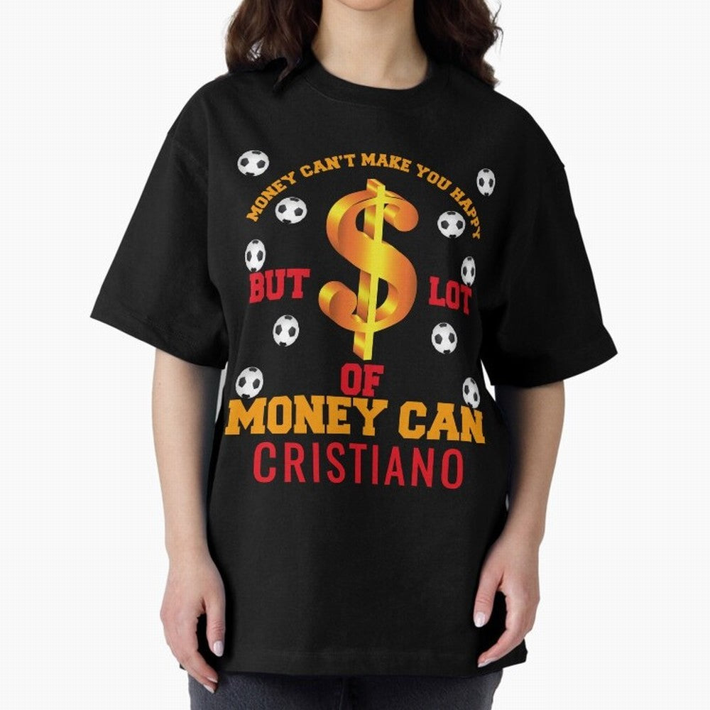 Cristiano Ronaldo al nassr Oversized T-Shirt Share the Excitement of Match Day Hype around FIFA World Cup 2026 USA Canada Mexico, Messi, Neymar and Mbappe, Spain and Netherlands, Sports Nostalgia, International Competition, Famous Players and