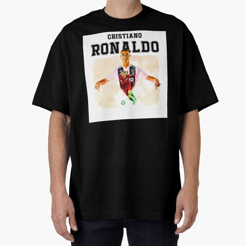 Cristiano Ronaldo 7 Oversized T-Shirt Turn Football Passion into Global Football Passion for FIFA World Cup 2026, Featuring Neymar, Haaland and Cristiano Ronaldo, England, France and Netherlands, Stadium Chants, National Pride, Trophy Dreams and