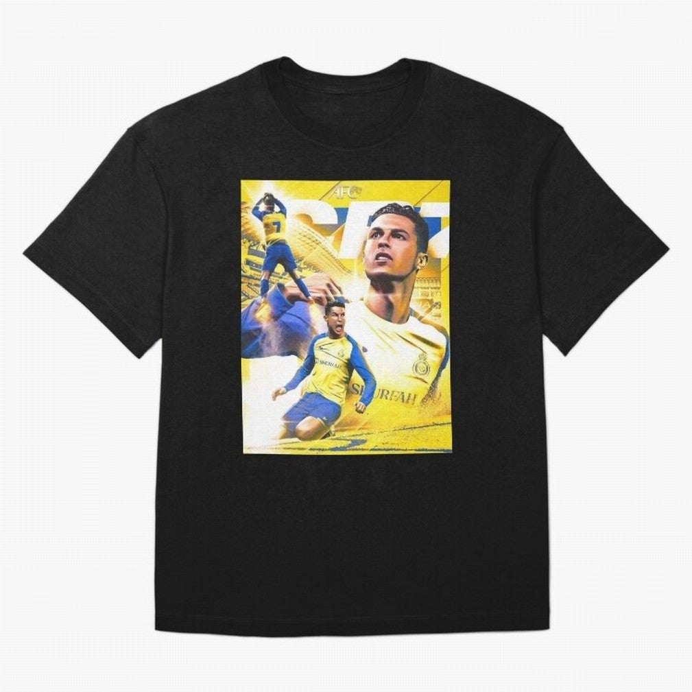 Cristiano Ronaldo Al-Nassr Football Club Oversized T-Shirt Represent FIFA World Cup 2026 Group Stage Featuring Cristiano Ronaldo, Argentina and Brazil Energy, Champion Mindset, Group Stage Buzz, Knockout Tension and Passionate Fan Culture; Ideal