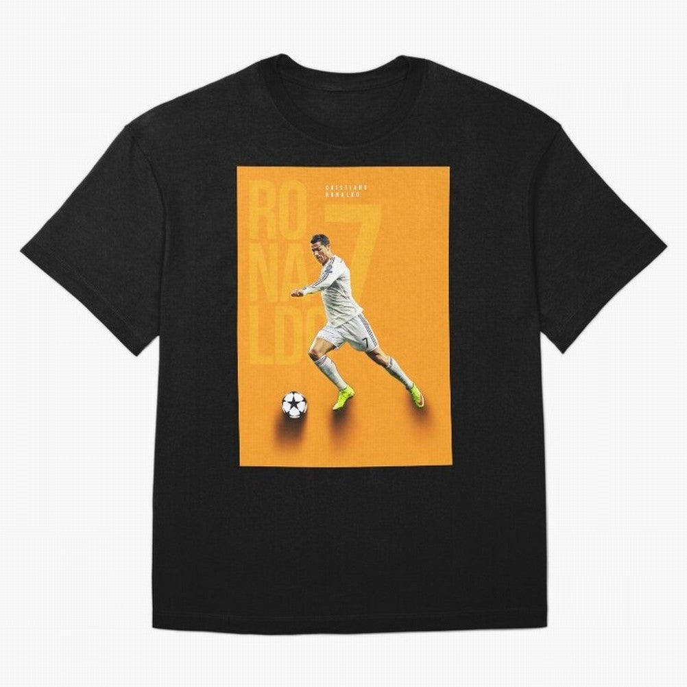 Cristiano Ronaldo 7 Oversized T-Shirt Capture Stadium Memories from Match Day Hype around FIFA World Cup 2026 USA Canada Mexico, Messi, Argentina and Brazil, Match Day Excitement, Supporter Culture, Golden Goals and Global Football Passion; Great