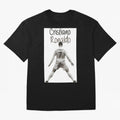 Cristiano Ronaldo Celebration Oversized T-Shirt Support Iconic Players in FIFA World Cup 2026 Group Stage for Fans of Mbappe and Neymar and Netherlands, Bringing Goal Celebration Energy, Supporter Heritage, Football Icons and Worldwide Tournament