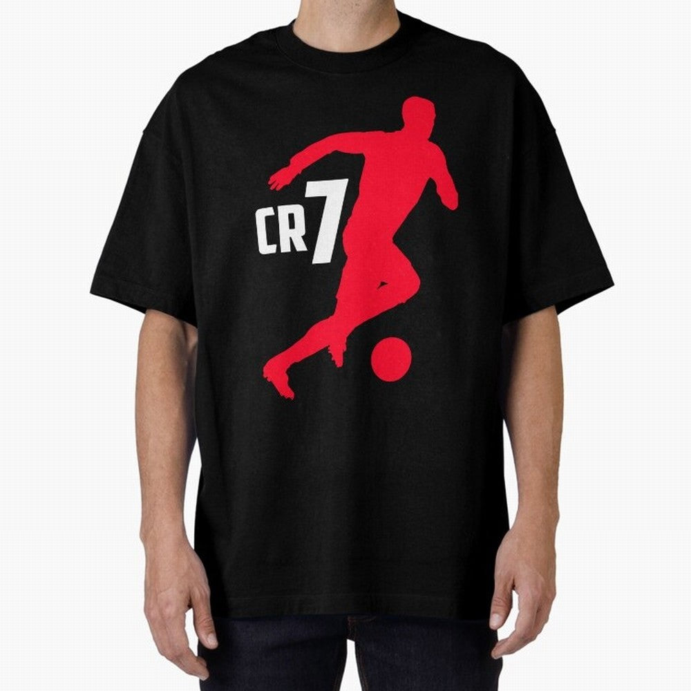 Cristiano Ronaldo Oversized T-Shirt Live for the Drama of FIFA World Cup 2026 Built around Messi, Neymar and Mbappe, Brazil Energy, Football Passion, Legendary Performances, Festival Vibes and Supporter Community; Great for Watch Parties, Sports