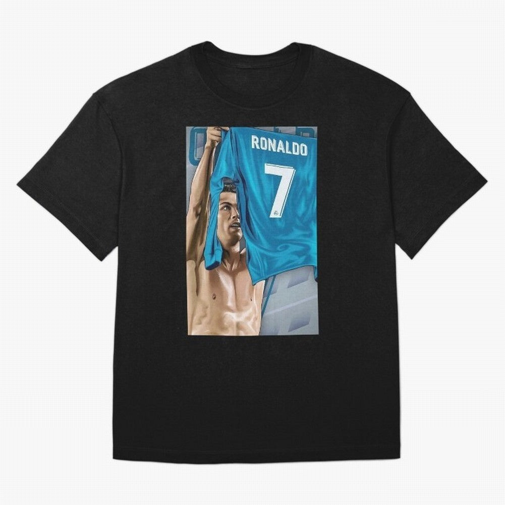 Cristiano Ronaldo Oversized T-Shirt Celebrate the Stars of Global Football Passion for FIFA World Cup 2026 USA Canada Mexico, with Neymar, Argentina, Goal Celebration Energy, Supporter Heritage, Football Icons and Worldwide Tournament Joy; Made for