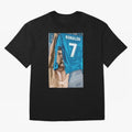 Cristiano Ronaldo Oversized T-Shirt Celebrate the Stars of Global Football Passion for FIFA World Cup 2026 USA Canada Mexico, with Neymar, Argentina, Goal Celebration Energy, Supporter Heritage, Football Icons and Worldwide Tournament Joy; Made for