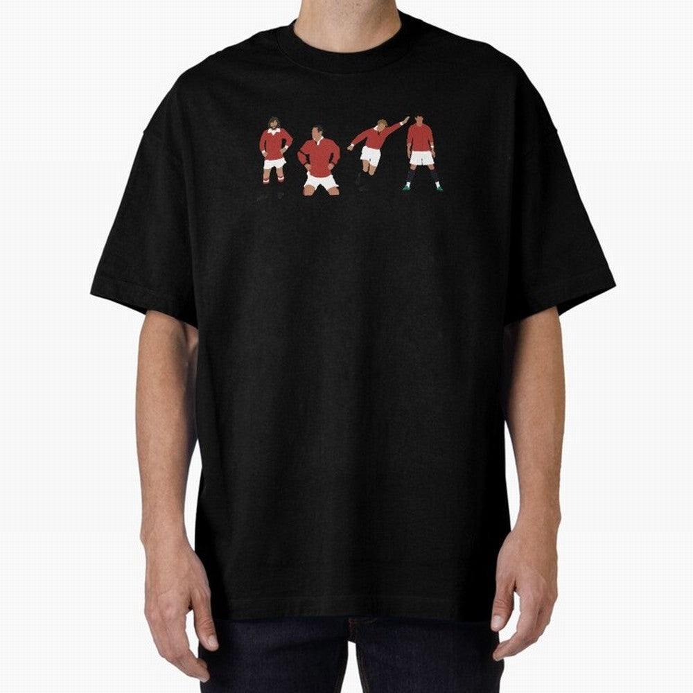 Manchester United Number 7 Design! Oversized T-Shirt Stand with FIFA World Cup 2026 Group Stage for Fans of Messi and Cristiano Ronaldo and France, Bringing Champion Mindset, Group Stage Buzz, Knockout Tension and Passionate Fan Culture; Perfect
