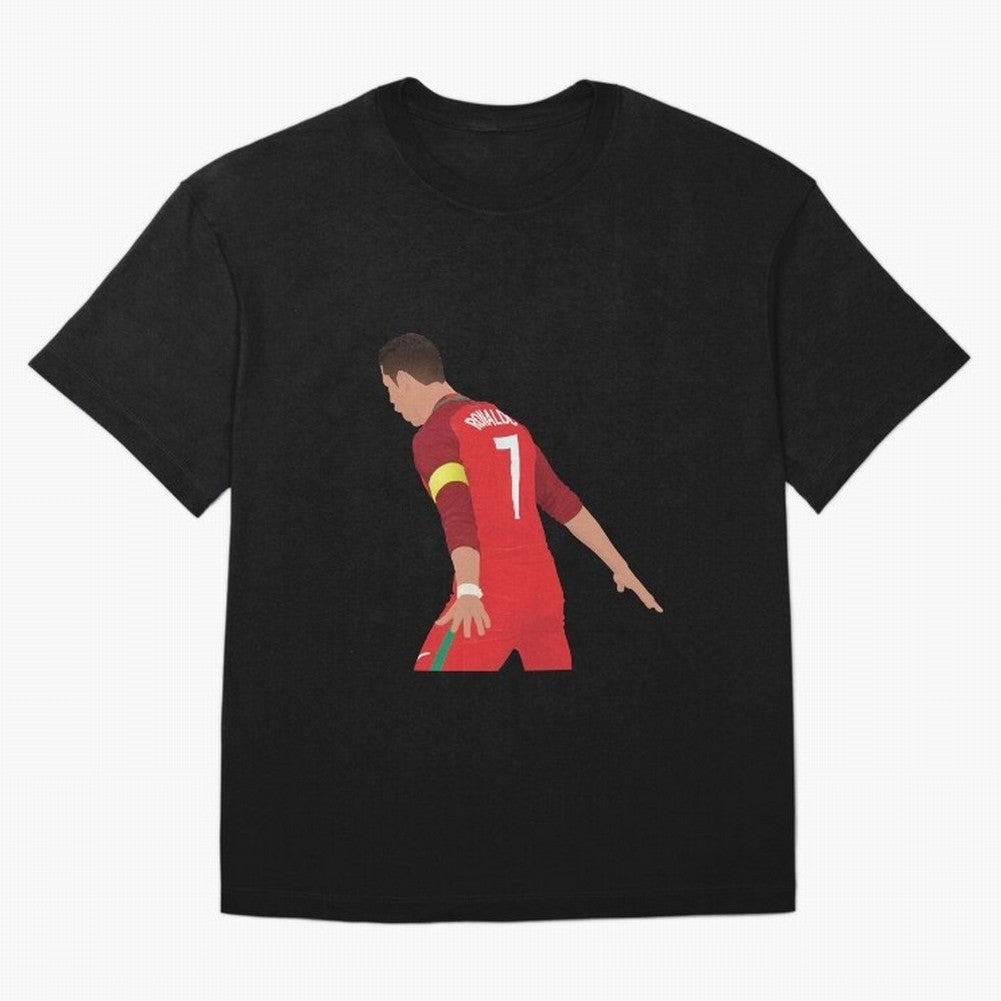 Cristiano Ronaldo - Portugal Oversized T-Shirt Join the Global Buzz around FIFA World Cup 2026 USA Canada Mexico Celebrating Messi, CR7 and Mbappe, England and Germany Energy, Vintage Soccer Flavor, Modern Football Stars, National Flags and Final