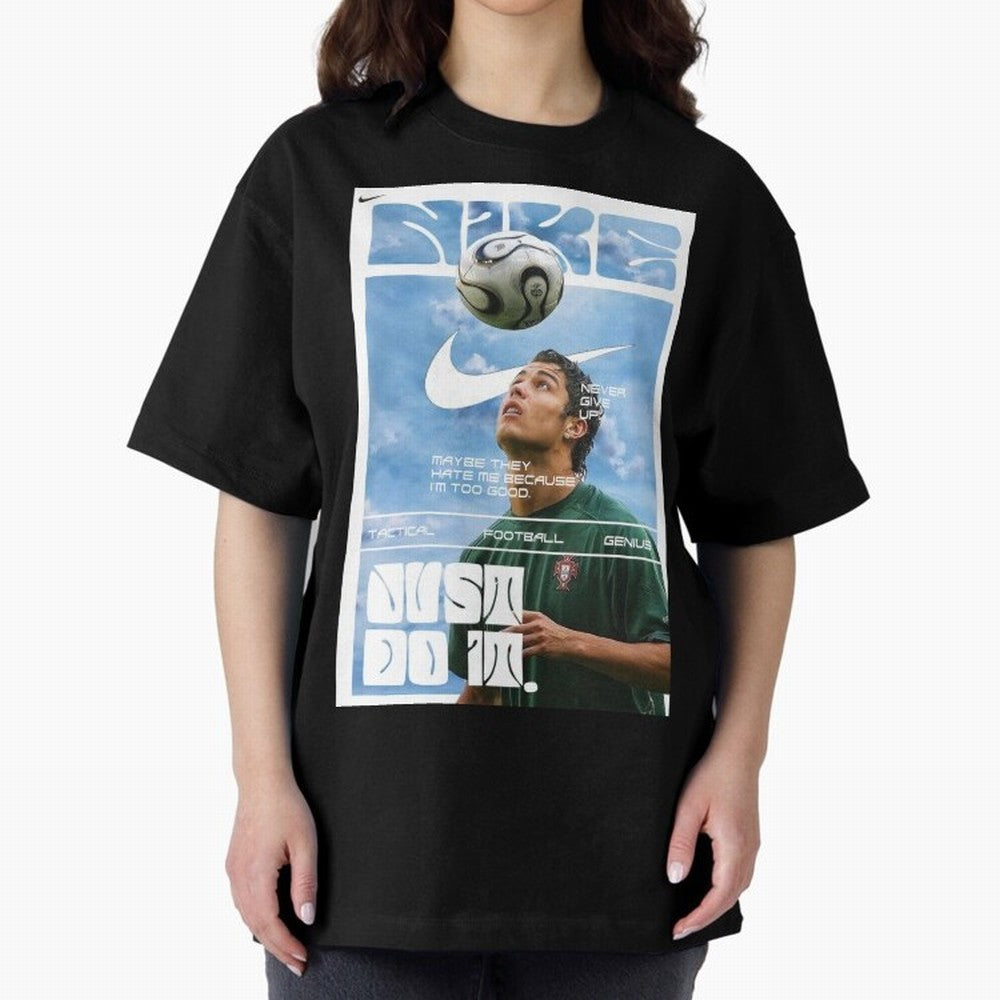 CR7 Oversized T-Shirt Unlock FIFA World Cup 2026 USA Canada Mexico for Fans of Neymar and Brazil, Portugal and Argentina, Bringing Stadium Chants, National Pride, Trophy Dreams and Unforgettable Football Memories; Perfect for Supporters Who Want
