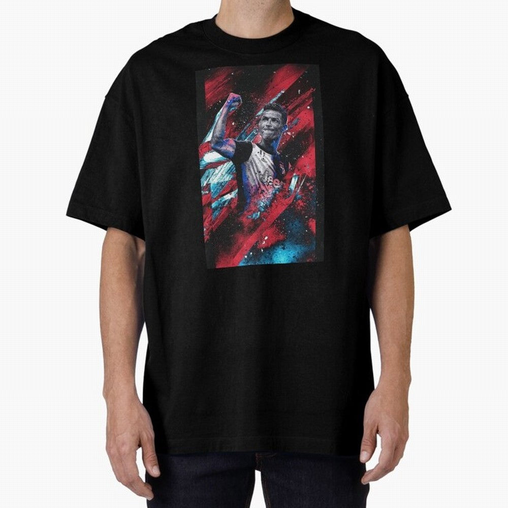 CRISTIANO RONALDO - RANGE N ¡ã 1 iPhone Case Oversized T-Shirt Follow the Road to FIFA World Cup 2026 Featuring Cristiano Ronaldo, Haaland and CR7, England, France and Netherlands Energy, Goal Celebration Energy, Supporter Heritage, Football Icons