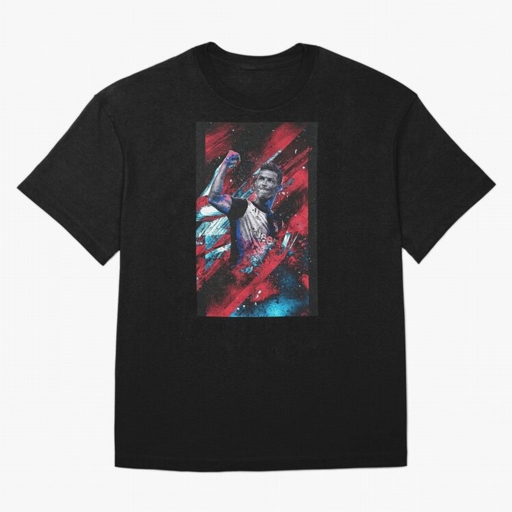 CRISTIANO RONALDO - RANGE N ¡ã 1 iPhone Case Oversized T-Shirt Follow the Road to FIFA World Cup 2026 Featuring Cristiano Ronaldo, Haaland and CR7, England, France and Netherlands Energy, Goal Celebration Energy, Supporter Heritage, Football Icons