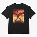 Ronaldo Cr7 Siuuu Manchester,Ronaldo Gifts,Ronaldo Cover,Ronaldo Prints Oversized T-Shirt Experience the FIFA World Cup 2026 Group Stage Journey through Haaland and Mbappe Highlights, Argentina, France and Brazil Pride, Worldwide Fan Energy,