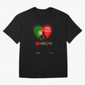 Love Cristiano Ronaldo Oversized T-Shirt Support Your Favorite Stars during Global Football Passion for FIFA World Cup 2026 USA Canada Mexico, Driven by Haaland and Mbappe, England and Germany, Football History, Final Match Energy, Crowd Noise and