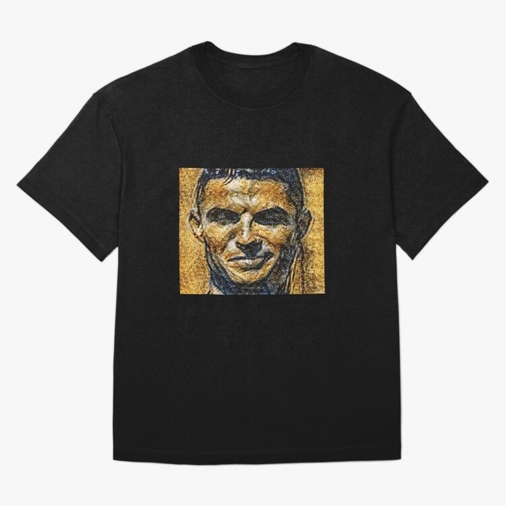Cristiano Ronaldo Oversized T-Shirt Celebrate Global Football Passion for FIFA World Cup 2026, Featuring Neymar, Haaland and Cristiano Ronaldo, France, Goal Celebration Energy, Supporter Heritage, Football Icons and Worldwide Tournament Joy; Great