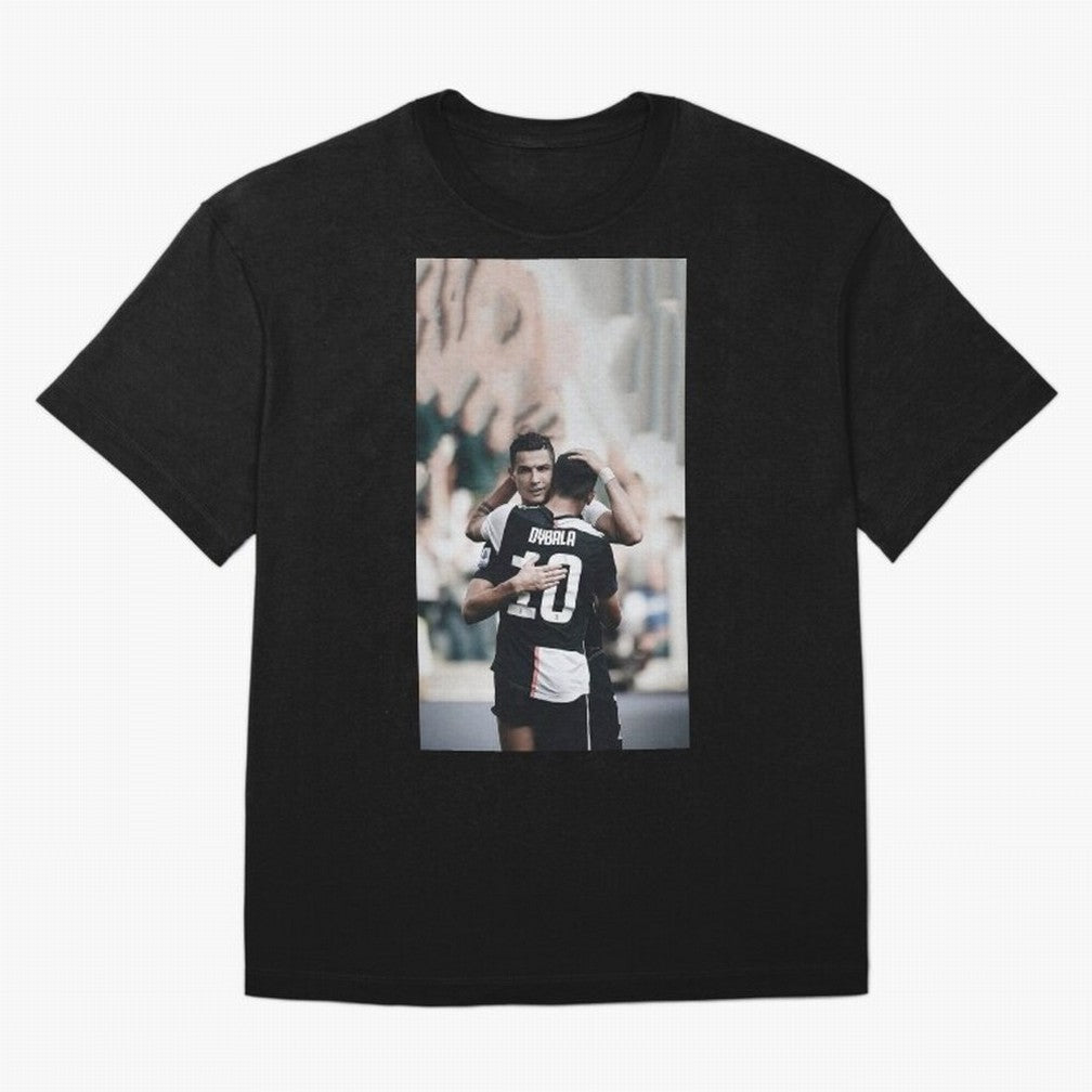 ronaldo with dybala Oversized T-Shirt Showcase FIFA World Cup 2026 USA Canada Mexico for Fans of Neymar, Haaland and Cristiano Ronaldo and Brazil, Bringing Fan Favorite Moments, National Team Passion, Big Match Drama and Soccer History; Perfect for
