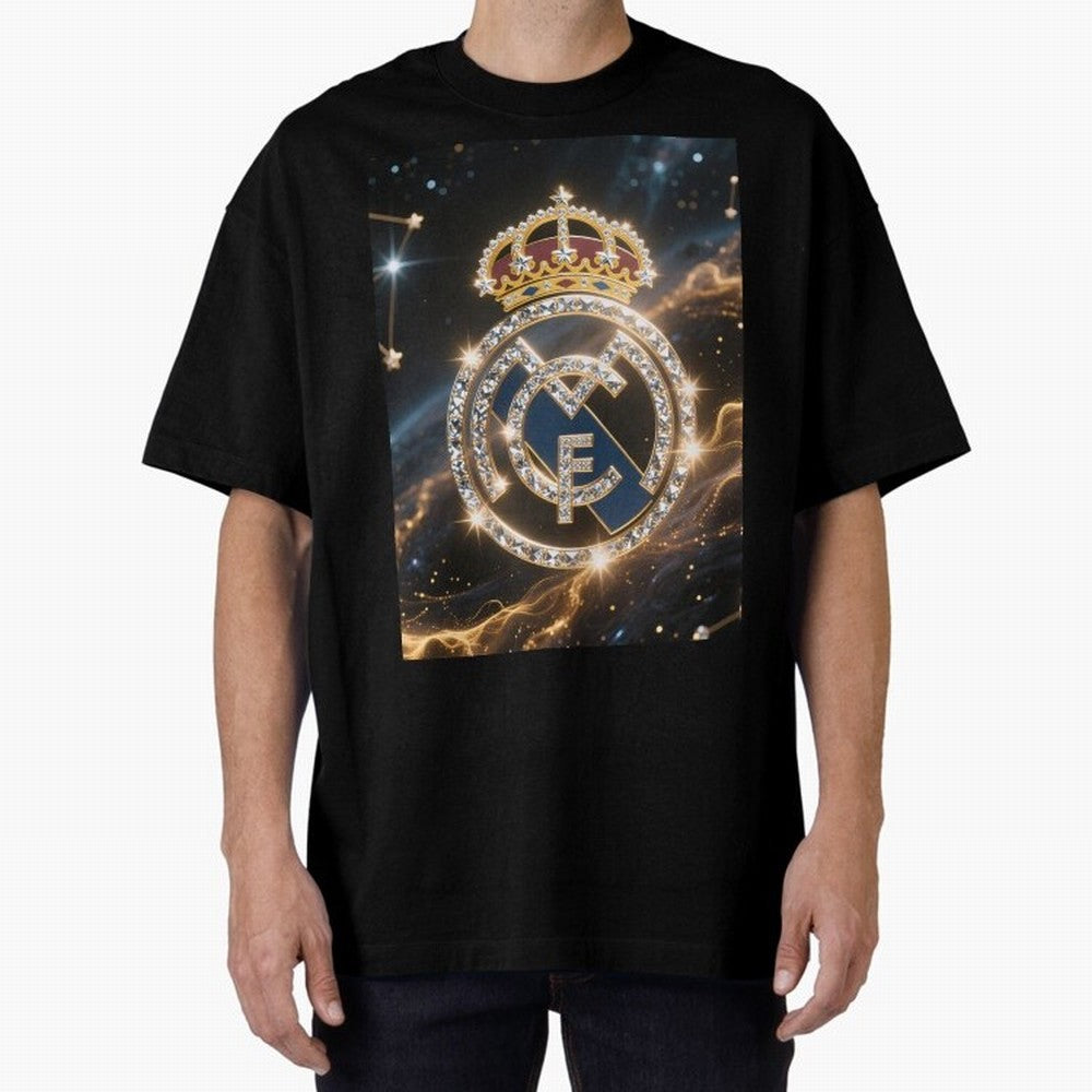 Bernab¨¦u Oversized T-Shirt Celebrate Fan Culture around the FIFA World Cup 2026 USA Canada Mexico Journey through Neymar, Haaland and Cristiano Ronaldo Highlights, Argentina, France and Brazil Pride, Global Supporter Spirit, Legendary Goals,