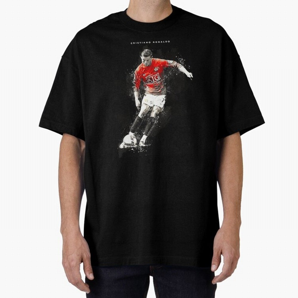 Cristiano Ronaldo CR7 Skills Manchester 202122,Ronaldo Gifts, Ronaldo Best Selling , Ronaldo Top It Oversized T-Shirt Join the FIFA World Cup 2026 Group Stage Journey through Haaland and Mbappe Highlights, Brazil Pride, Retro Football Energy,