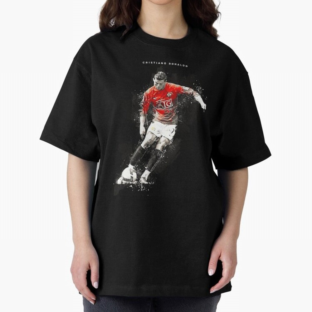 Cristiano Ronaldo CR7 Skills Manchester 202122,Ronaldo Gifts, Ronaldo Best Selling , Ronaldo Top It Oversized T-Shirt Join the FIFA World Cup 2026 Group Stage Journey through Haaland and Mbappe Highlights, Brazil Pride, Retro Football Energy,