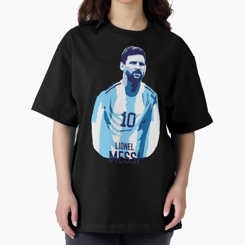 Messi Oversized T-Shirt Represent the Passion of FIFA World Cup 2026 USA Canada Mexico Driven by Haaland and Mbappe, England, France and Netherlands Energy, Football History, Final Match Energy, Crowd Noise and Once in a Lifetime Moments; Built for