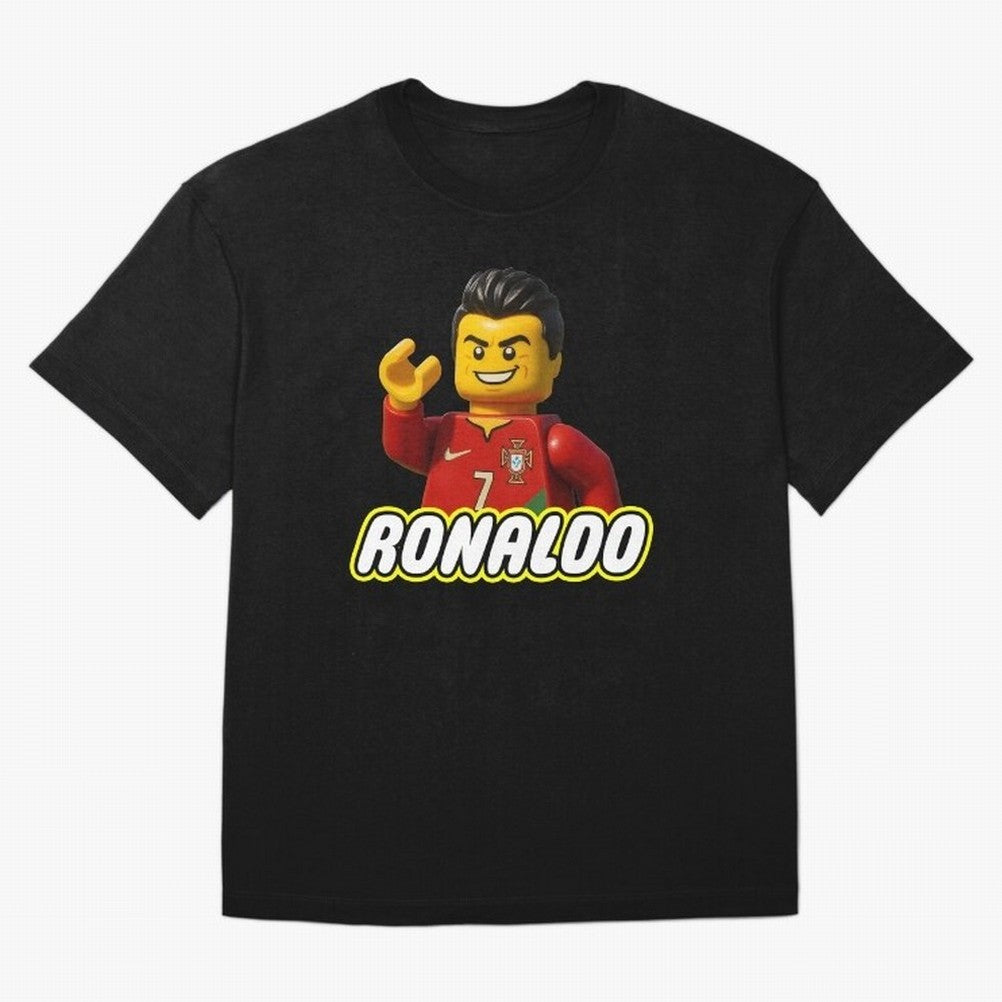 Block CR7 Oversized T-Shirt Unlock FIFA World Cup 2026 for Fans of Mbappe and Neymar and England, France and Netherlands, Bringing Retro Football Energy, Iconic Rivalries, Trophy Chase Drama and Stadium Atmosphere; Made for Collectors Who Enjoy