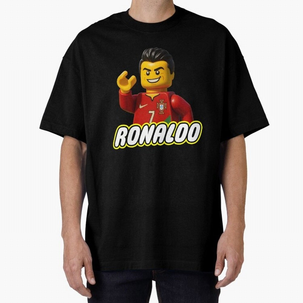 Block CR7 Oversized T-Shirt Unlock FIFA World Cup 2026 for Fans of Mbappe and Neymar and England, France and Netherlands, Bringing Retro Football Energy, Iconic Rivalries, Trophy Chase Drama and Stadium Atmosphere; Made for Collectors Who Enjoy