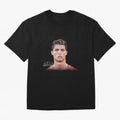 Cristiano Ronaldo Oversized T-Shirt Showcase FIFA World Cup 2026 for Fans of Haaland and England and Germany, Bringing Championship Spirit, Famous Goals, Roaring Crowds and International Football Unity; Perfect for Supporters Who Want Bold Football