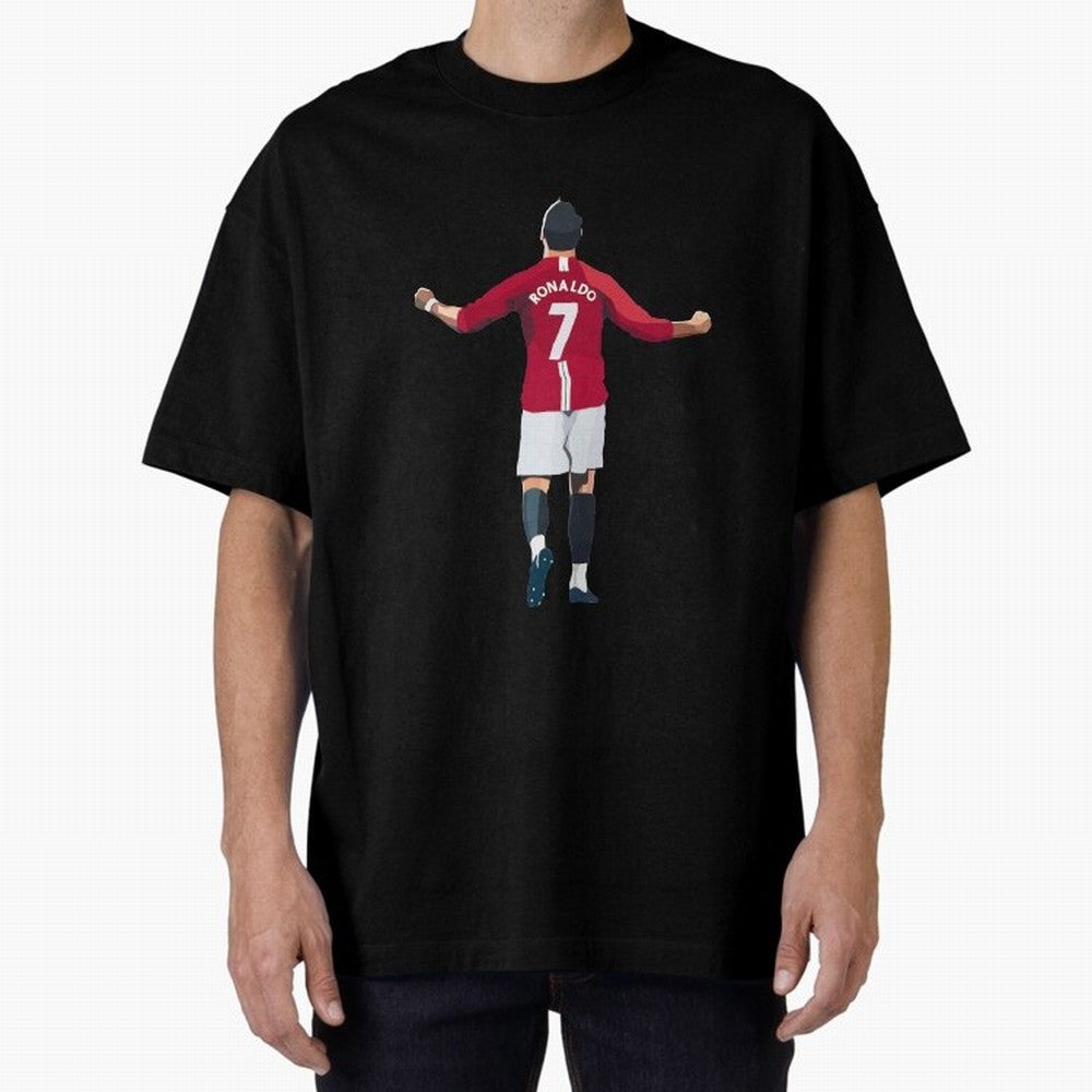 Cristiano Ronaldo Oversized T-Shirt Bring FIFA World Cup 2026 for Fans of Cristiano Ronaldo and Portugal, Spain and Germany, Bringing Soccer Culture, Superstar Moments, National Team Dreams and Competitive Fire; Perfect for Supporters Who Want Bold