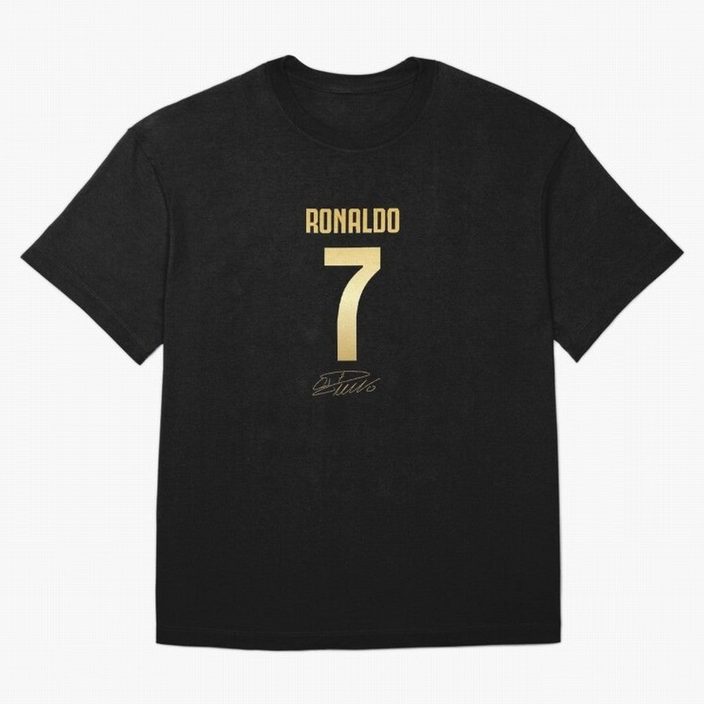 CR7 Cristiano Ronaldo Black And Gold Luxury Drawstring Bag Oversized T-Shirt Discover FIFA World Cup 2026 USA Canada Mexico Spirit, Featuring England, France and Netherlands, Haaland and Mbappe, Classic Soccer Heritage, Championship Pressure, Fan