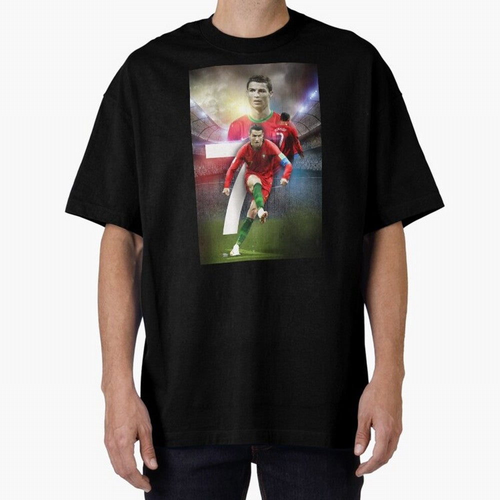 Cristiano Ronaldo Manchester United 4 Oversized T-Shirt Bring Stadium Energy to the FIFA World Cup 2026 Group Stage Journey through Messi and Cristiano Ronaldo Highlights, Portugal Pride, Global Supporter Spirit, Legendary Goals, National Colors