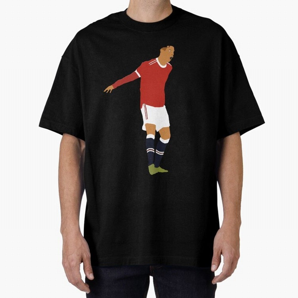 Cristiano Ronaldo Manchester United Oversized T-Shirt Show Up for the Glory of FIFA World Cup 2026 USA Canada Mexico for Fans of Messi and England, France and Netherlands, Bringing Global Supporter Spirit, Legendary Goals, National Colors and