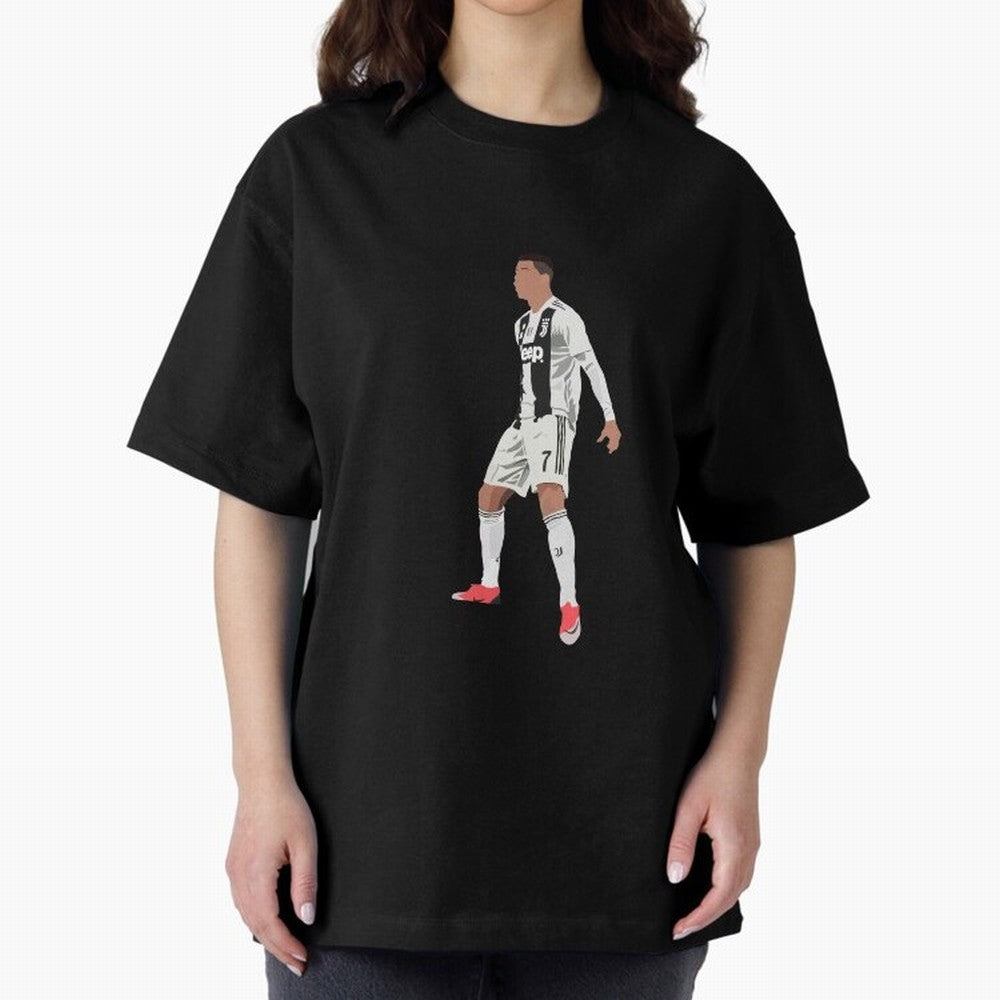 Cristiano Ronaldo Oversized T-Shirt Represent Football Lovers during FIFA World Cup 2026 Group Stage for Fans of Neymar and Argentina, Bringing Tournament Hype, Historic Matchups, Family Viewing Parties and Global Sports Pride; Created for Match