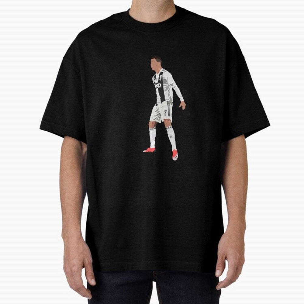 Cristiano Ronaldo Oversized T-Shirt Represent Football Lovers during FIFA World Cup 2026 Group Stage for Fans of Neymar and Argentina, Bringing Tournament Hype, Historic Matchups, Family Viewing Parties and Global Sports Pride; Created for Match
