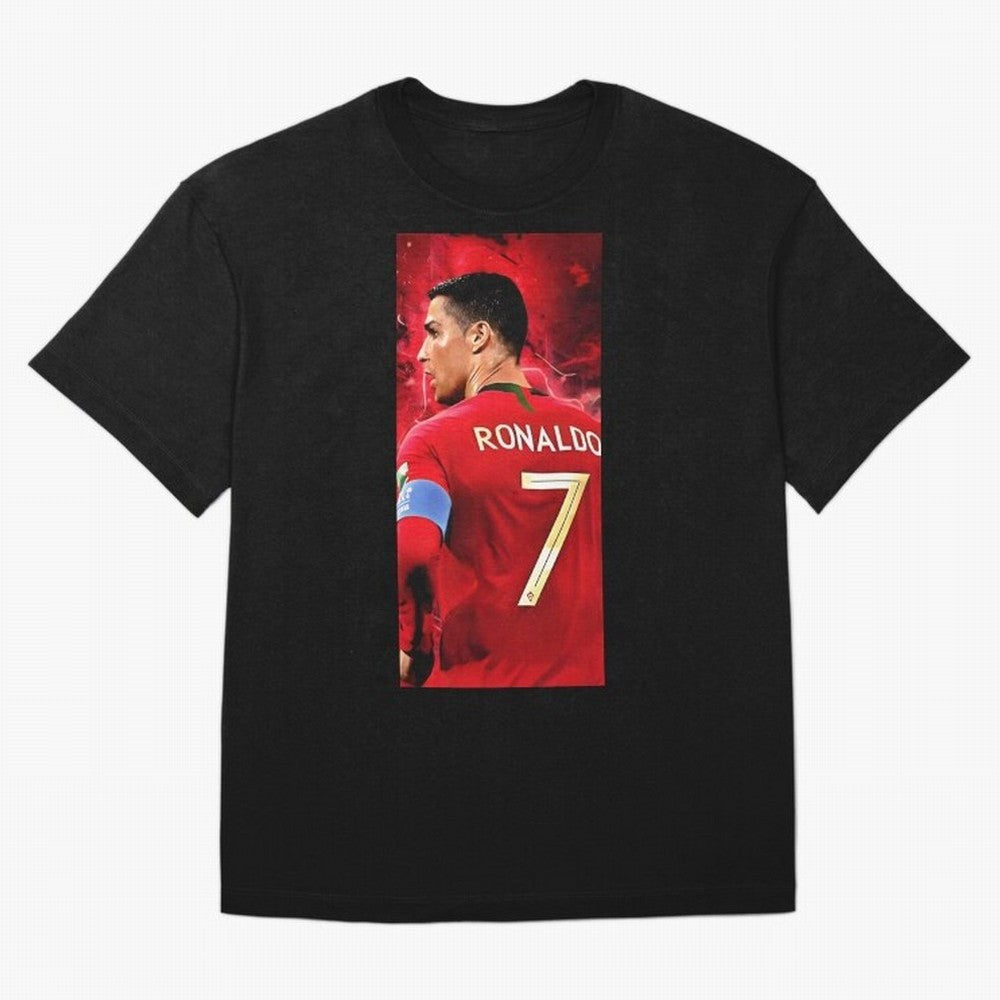 Cristiano Ronaldo Oversized T-Shirt Fuel Your Fan Pride for FIFA World Cup 2026 USA Canada Mexico with Neymar, Netherlands Energy, Stadium Memories, Football Loyalty, International Chants and Championship Tradition; Ideal for Football Dads,