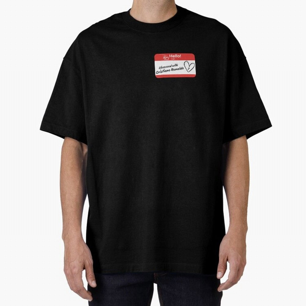 Cristiano Ronaldo Obsessed Oversized T-Shirt Bring Trophy Dreams to Global Football Passion for FIFA World Cup 2026 USA Canada Mexico, Driven by Neymar, Haaland and Cristiano Ronaldo, France, Football History, Final Match Energy, Crowd Noise and